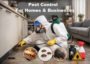 Pest control for homes and businesses