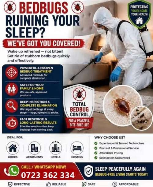 Bedbugs Control in Nairobi Kenya